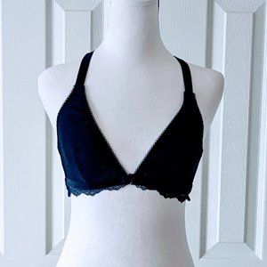 VICTORIA SECRET Women's Bralette  Size M  Navy Blue NWOT